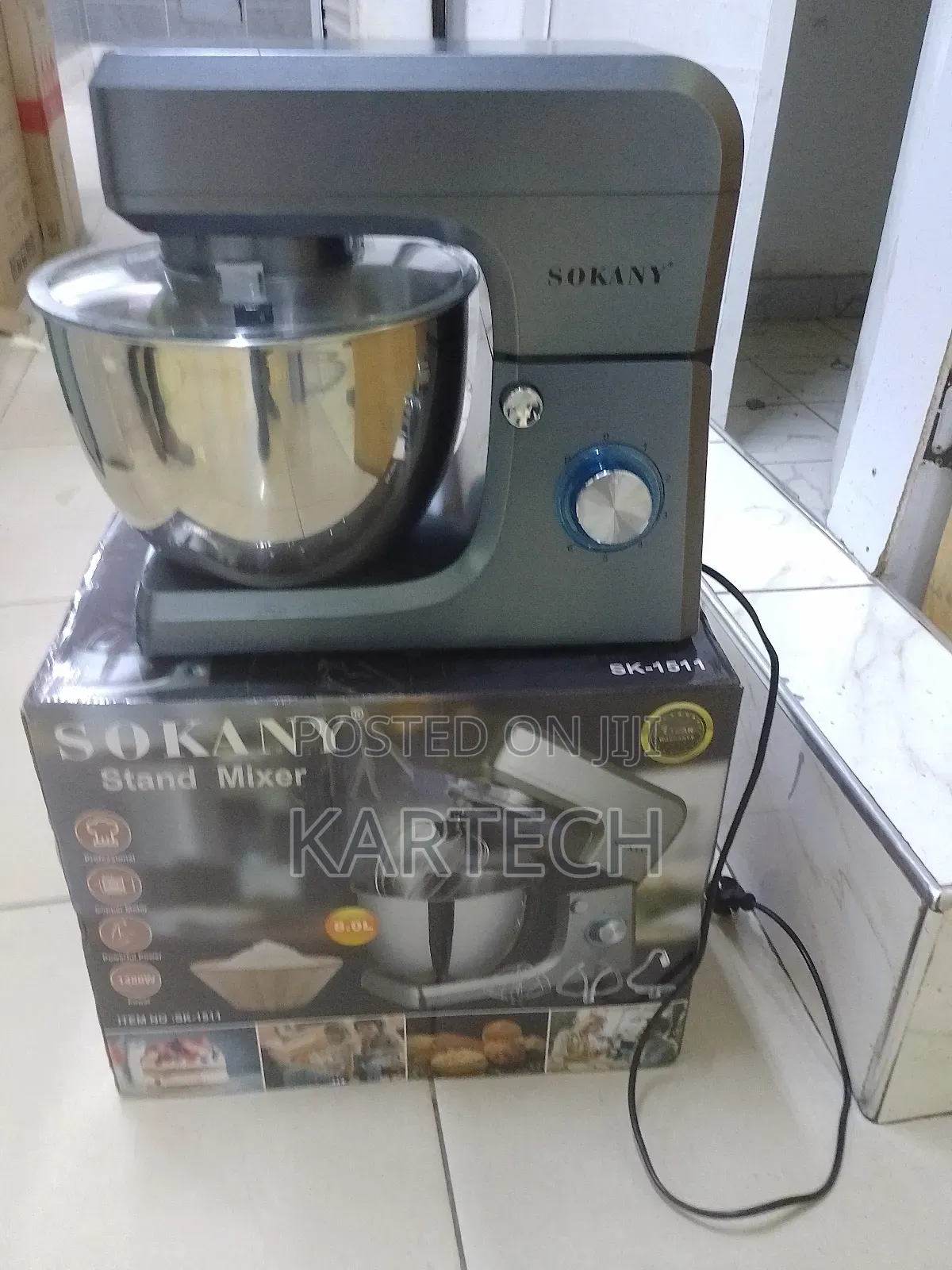 Sokany 8 LTR Commercial Stand Mixer 1400 W