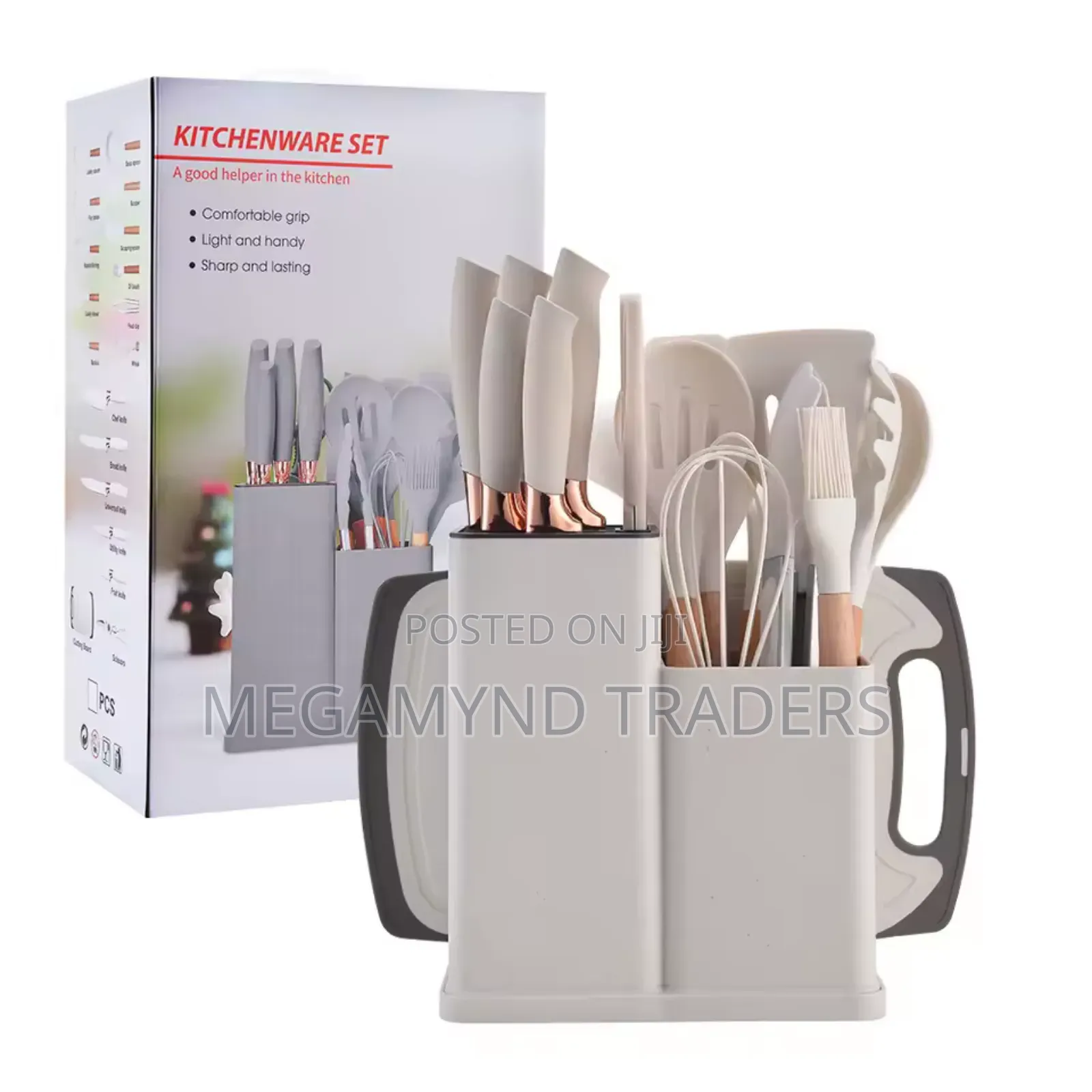 19pc Silicone Cooking Set/Heat Resistant Cooking Spoon