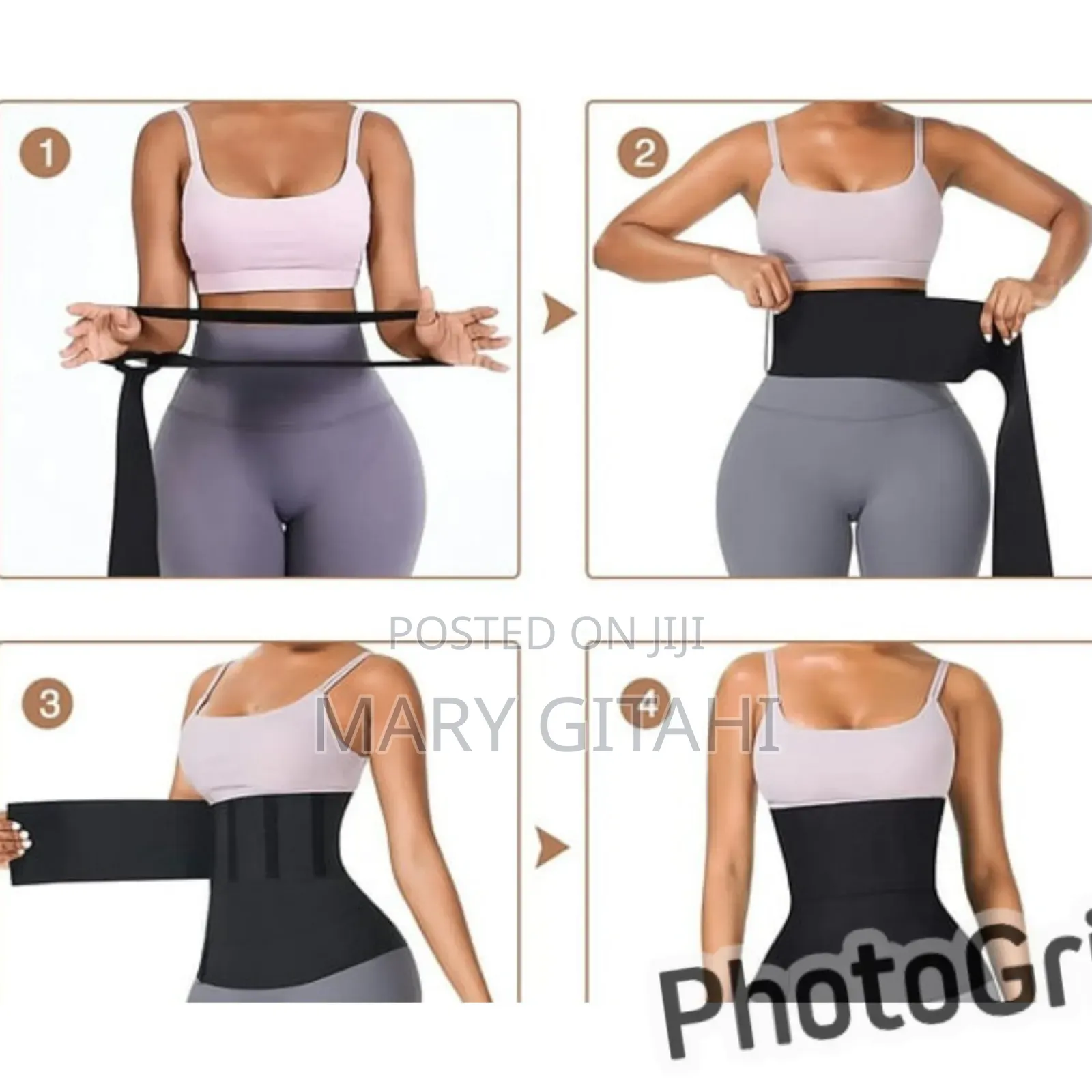 Women Bandange Wrap/Waist Trainer -Black