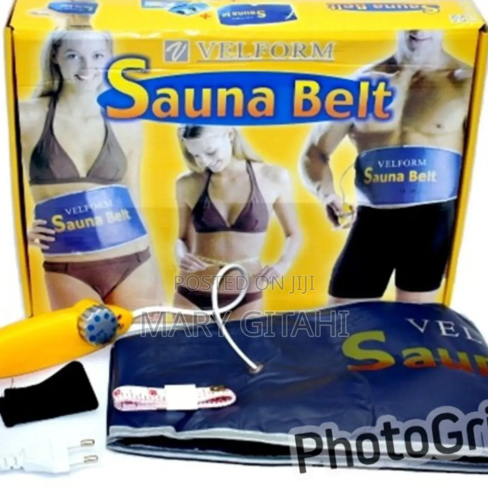 ￼ Sauna Body Slimming Massage Belt./ * New