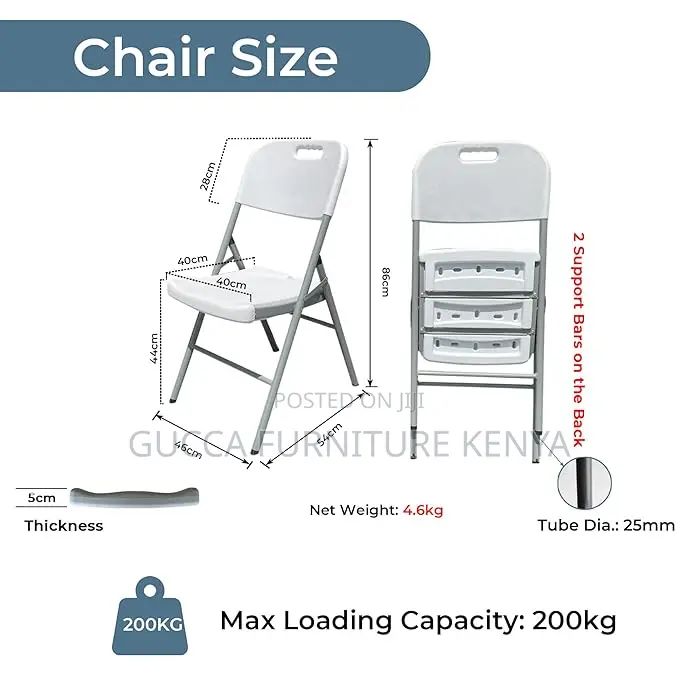 Office Chairs: Heavy Duty Molded Plastic Stackable Seat