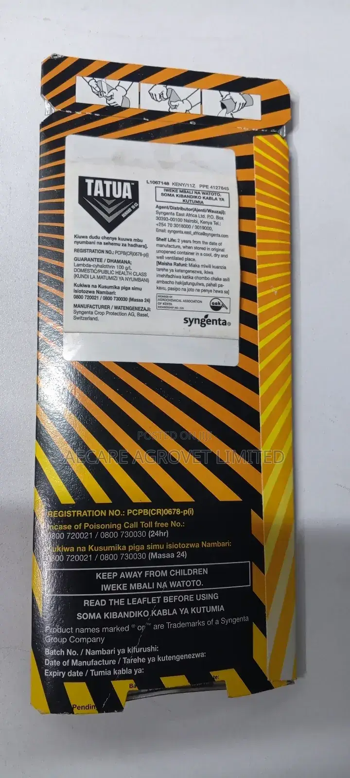 Tatua Demand 10cs Mosquito Insecticide 62.5ml