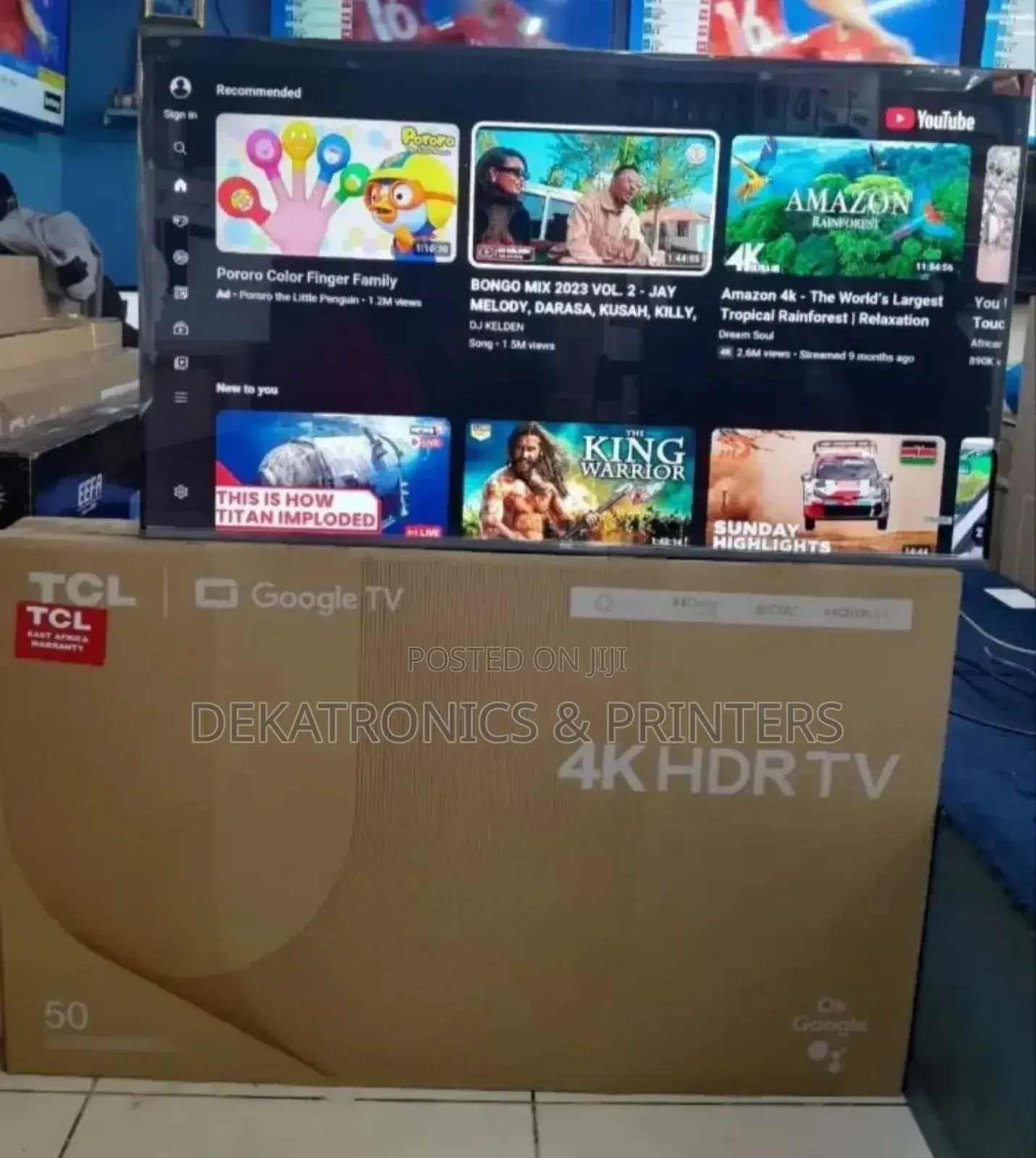 TCL 50 Inch HDR Smart Google Tv