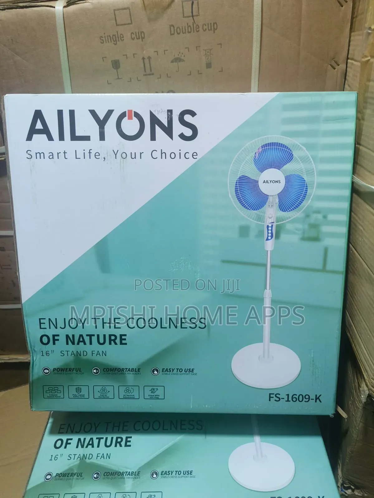 AILYONS FS-1609-K Stand Fan