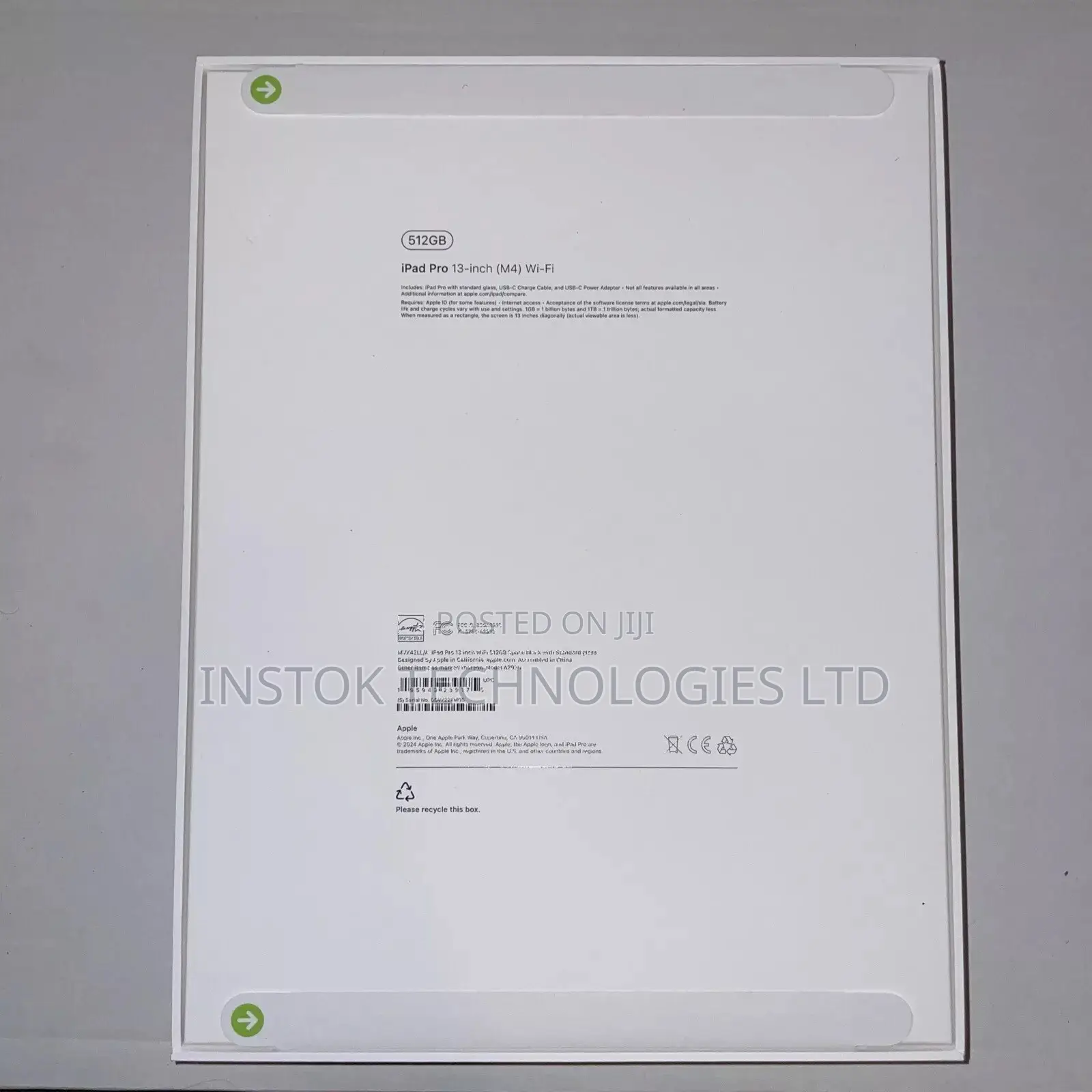 New Apple iPad Pro 13 (2024) 512 GB Black