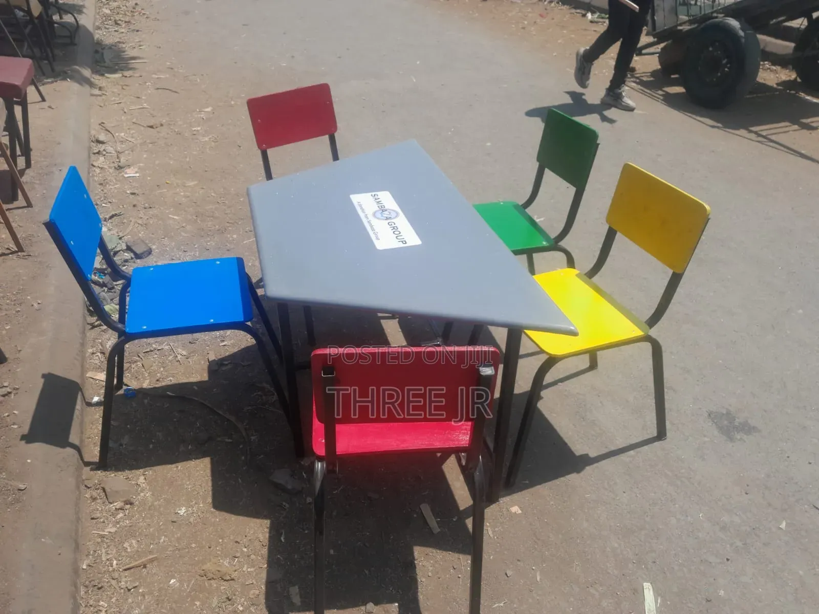 School Tables and Chairs Set of 6 Chairs