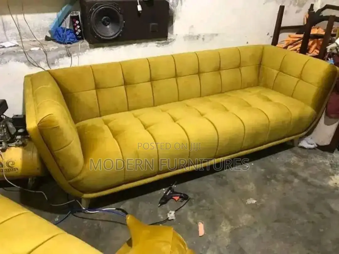 Mustard Yellow 3 Seater Sofa