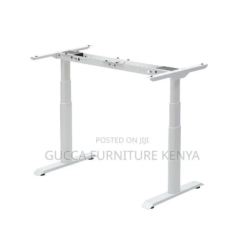Office Tables:140cm Motorized Stone Sit Stand Office Desk