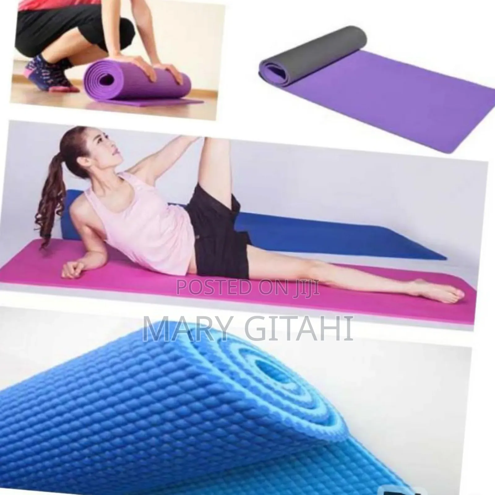 Multipurpose Exercise Fitness Yoga Mat -Portable
