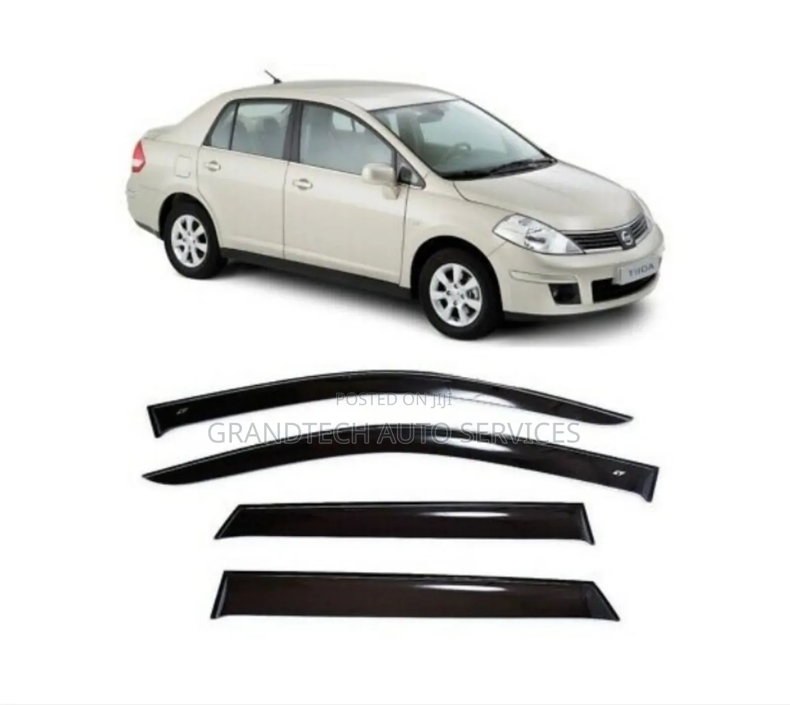 Nissan Tiida Door Windbreakers