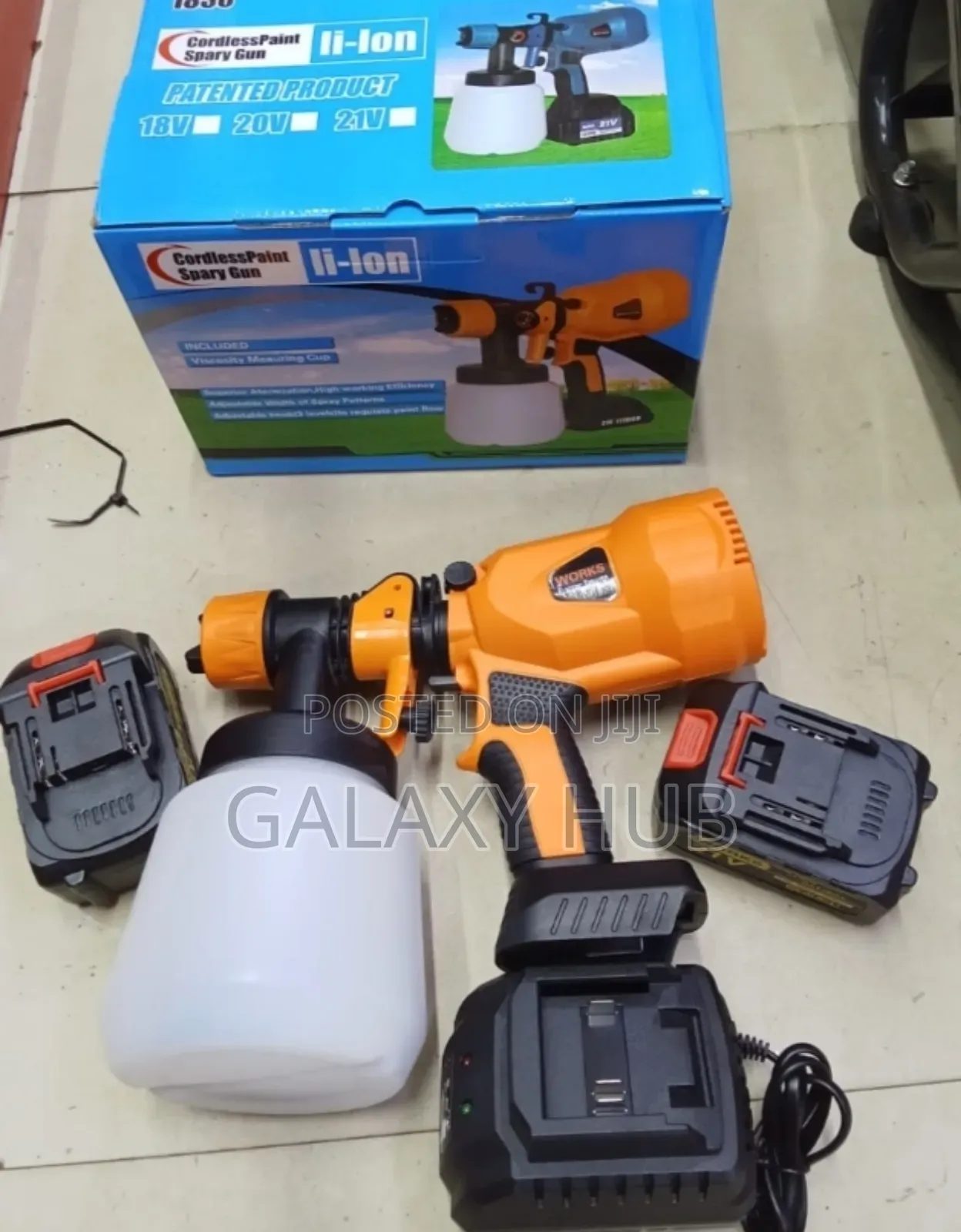 Works Cordless Spray Gun Pressure Gun