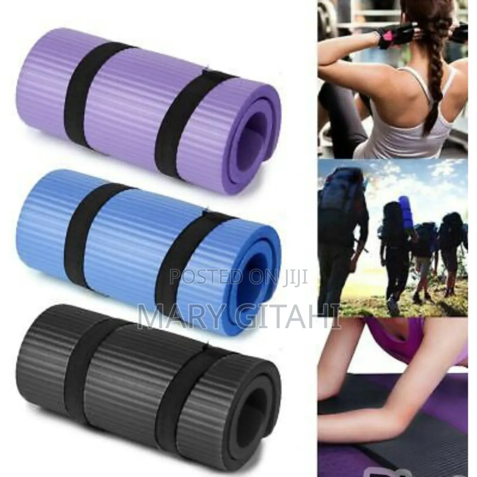 Multipurpose Exercise Fitness Yoga Mat
-12mm