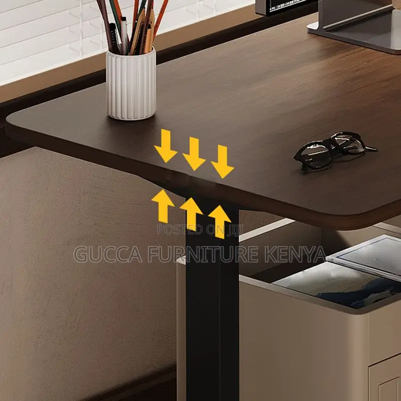 Office Tables:120cm Multi-Levelled Electric Standing Desk