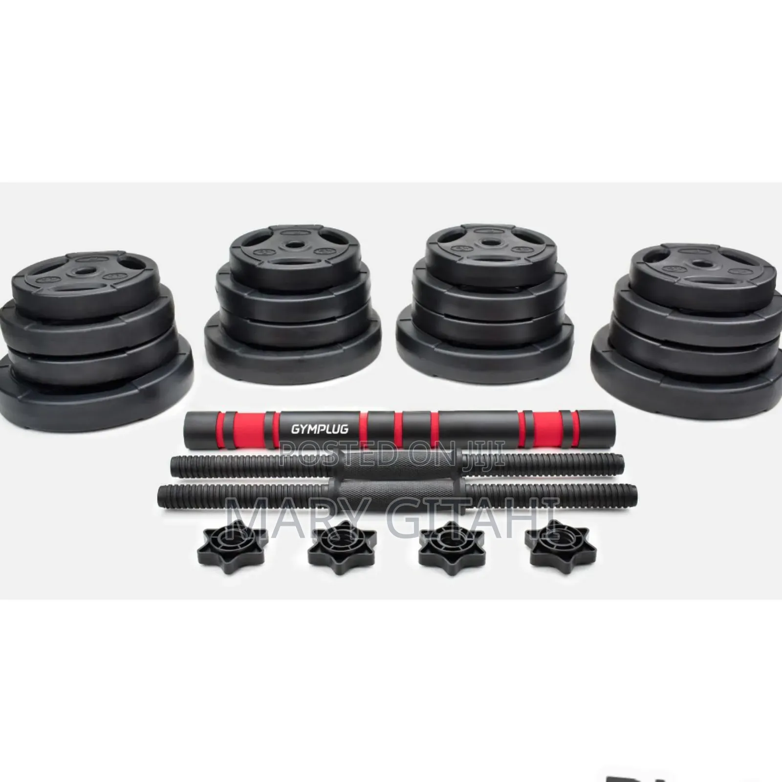 50kgs Set Dumbbells/Barbell With a Case