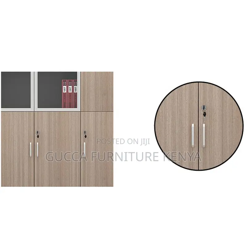 Cabinets:3-Door Simple Lateral Filing Office Cabinet