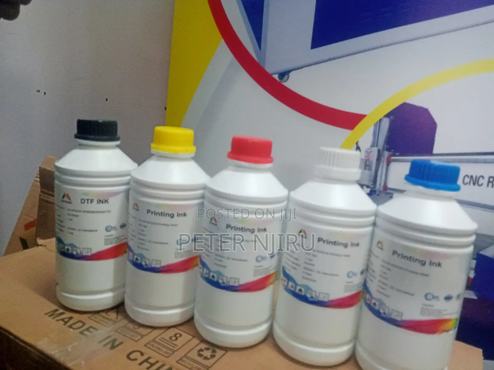 DTF Printing Inks 1 Litre Suitable for All Epson Printheads