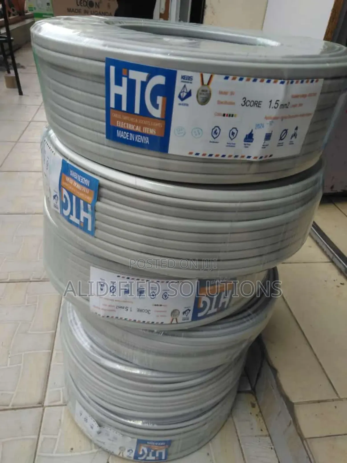 1.5 Mm HTG Cable < >Twin With Earth