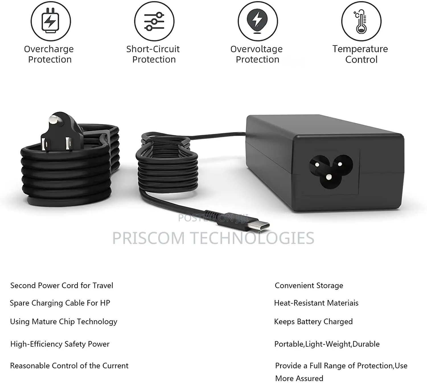 HP Elitebook Type C Adapter Charger for Spectre