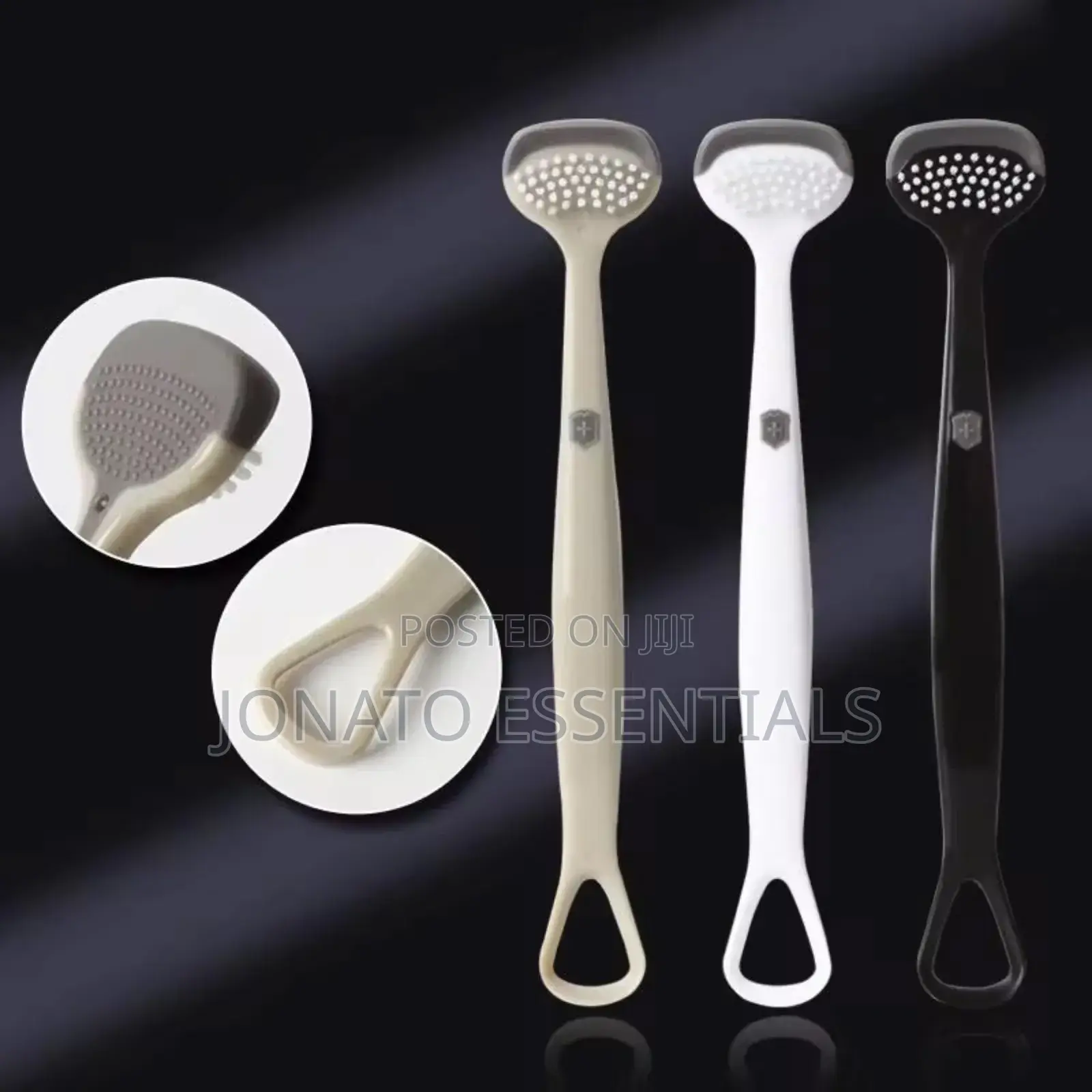 Double Sided Silicone Tongue Cleaner and Scrapper