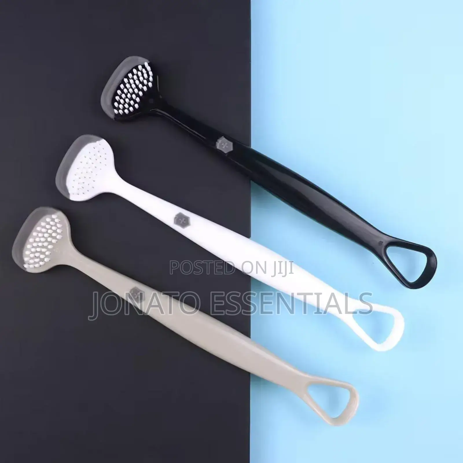 Double Sided Silicone Tongue Cleaner and Scrapper