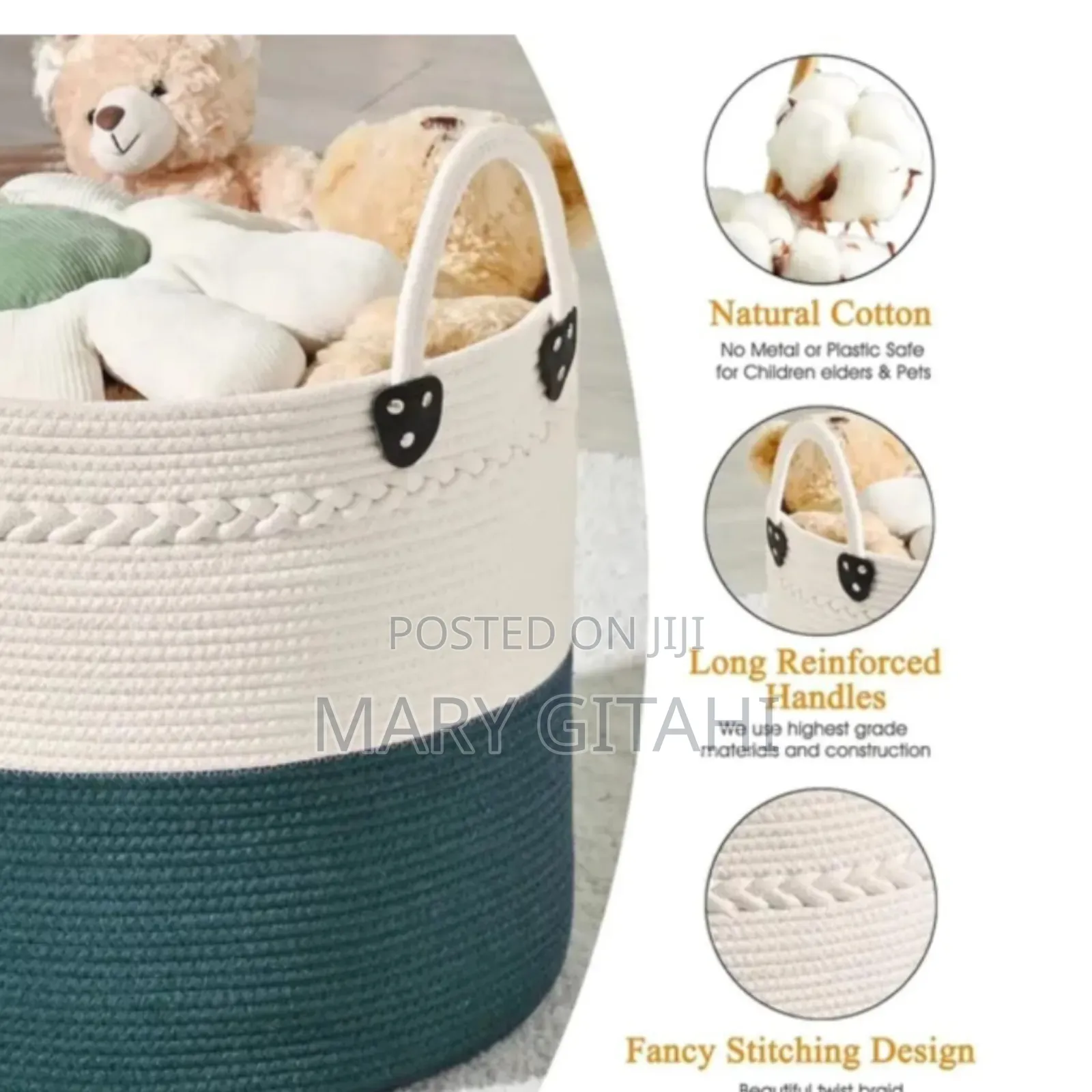 High Quality Cotton Rope Basket