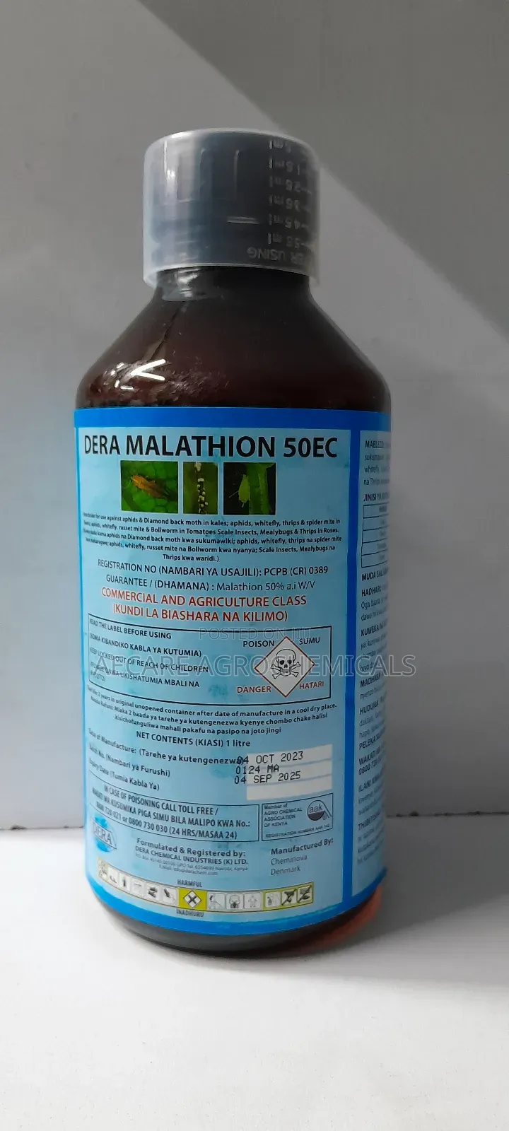 Dera Malathion 50ec Insecticide 1 Litre