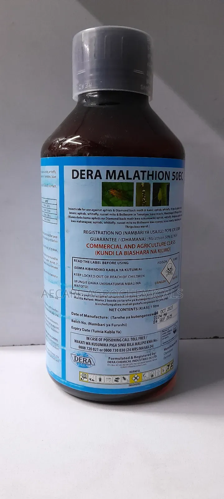 Dera Malathion 50ec Insecticide 1 Litre