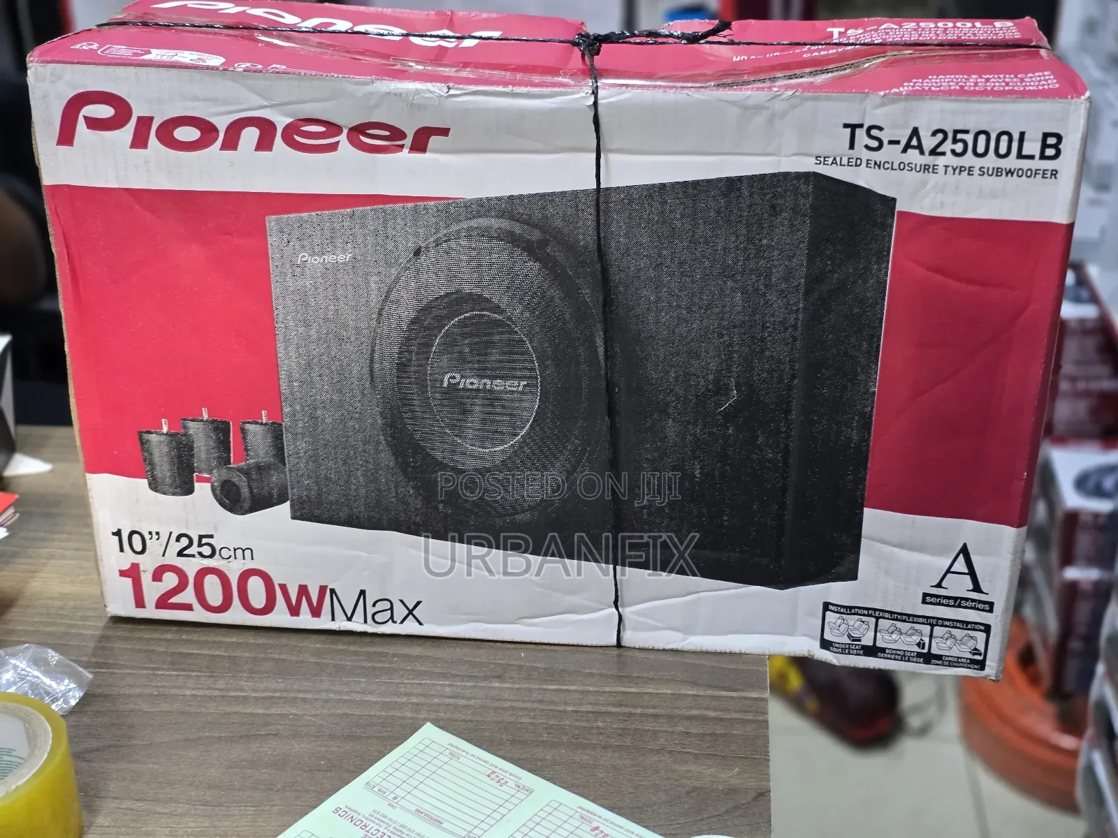 Pioneer 1200watts 10 Inch Shallow Mount Ts-A2500lb