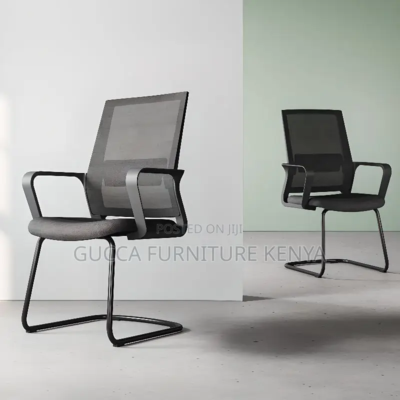Office Chairs: Simple Ergonomic Mesh Guest Waiting Seat