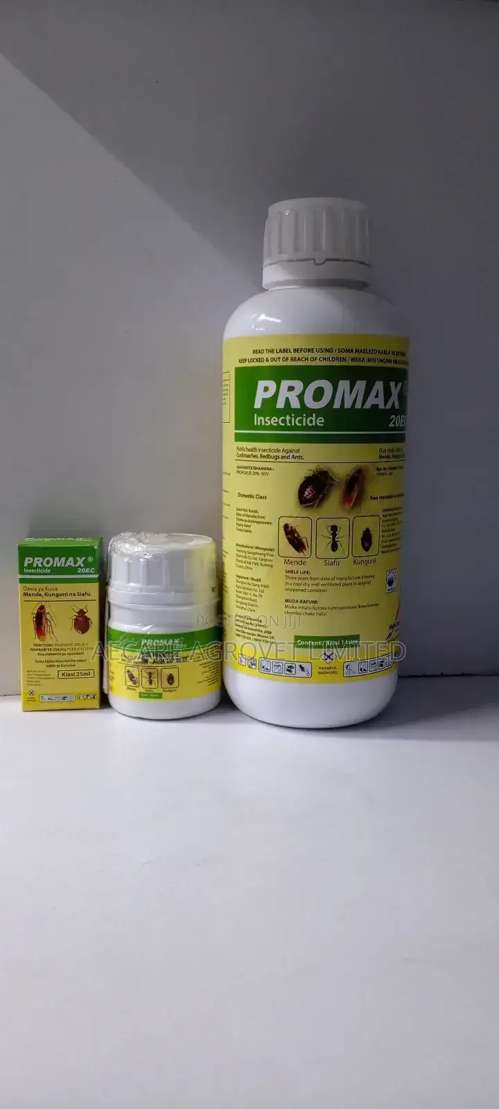 Promax Insecticide 20EC 25ML, 100ml, 1LITRE