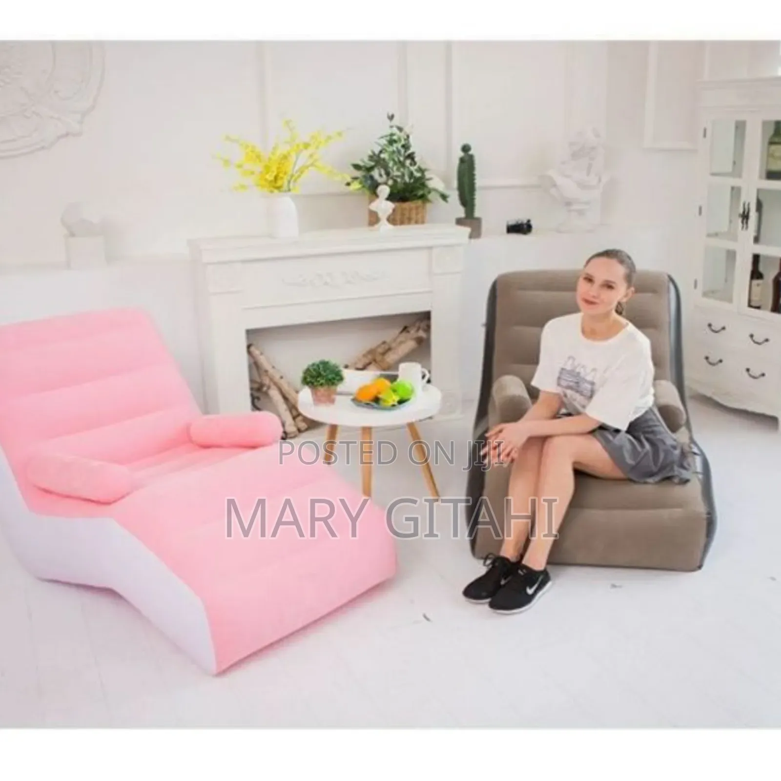 *New Design Inflatable Seat With Armrest / Lazy Sofa