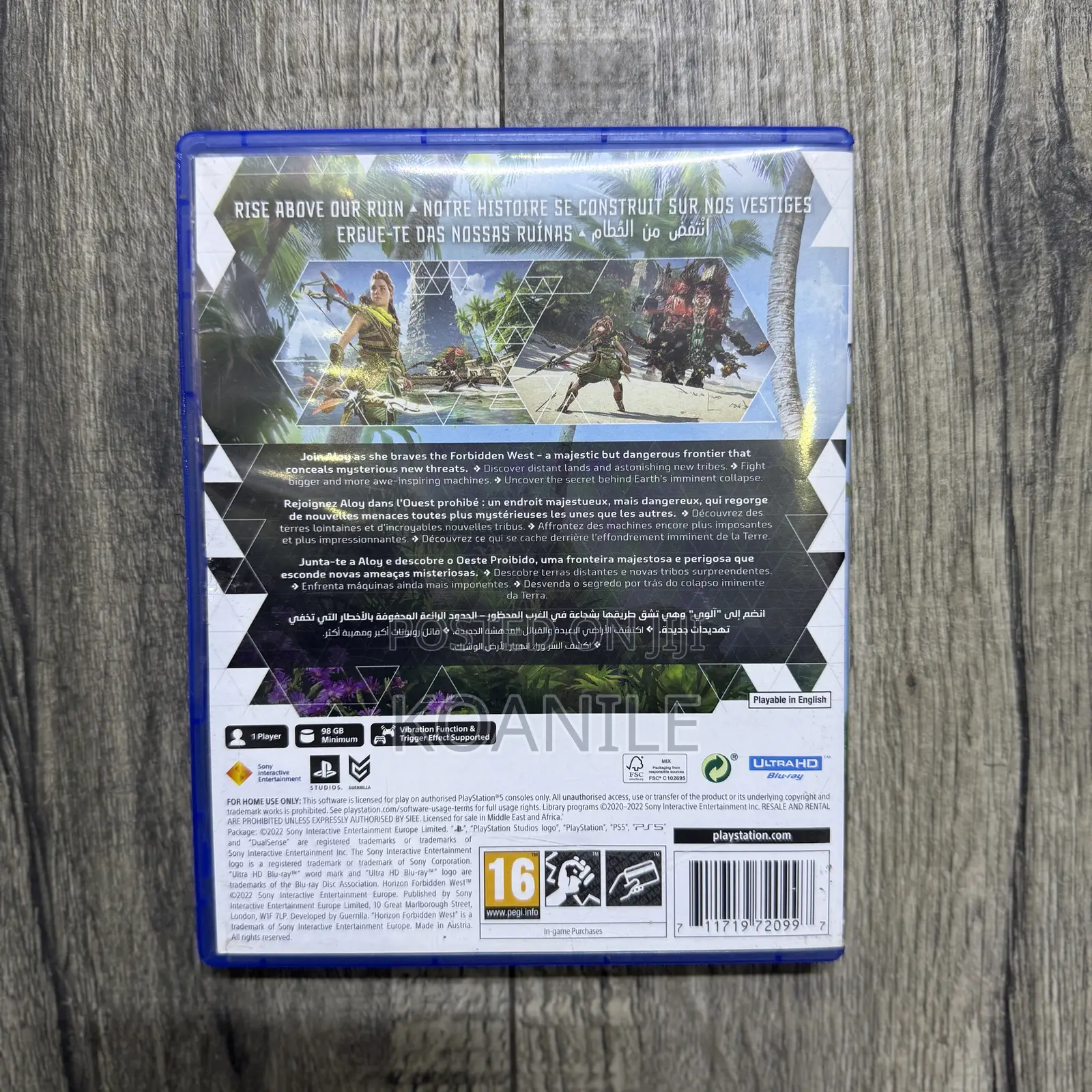 Playstation!! Ps5 Horizon Forbidden West (Used)!!