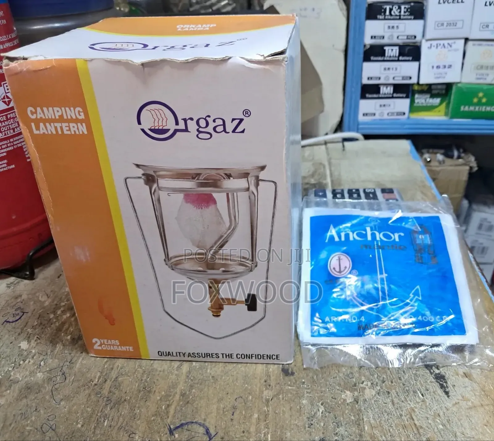 Orgaz Camping Gas Lantern + 12 Free Mantles