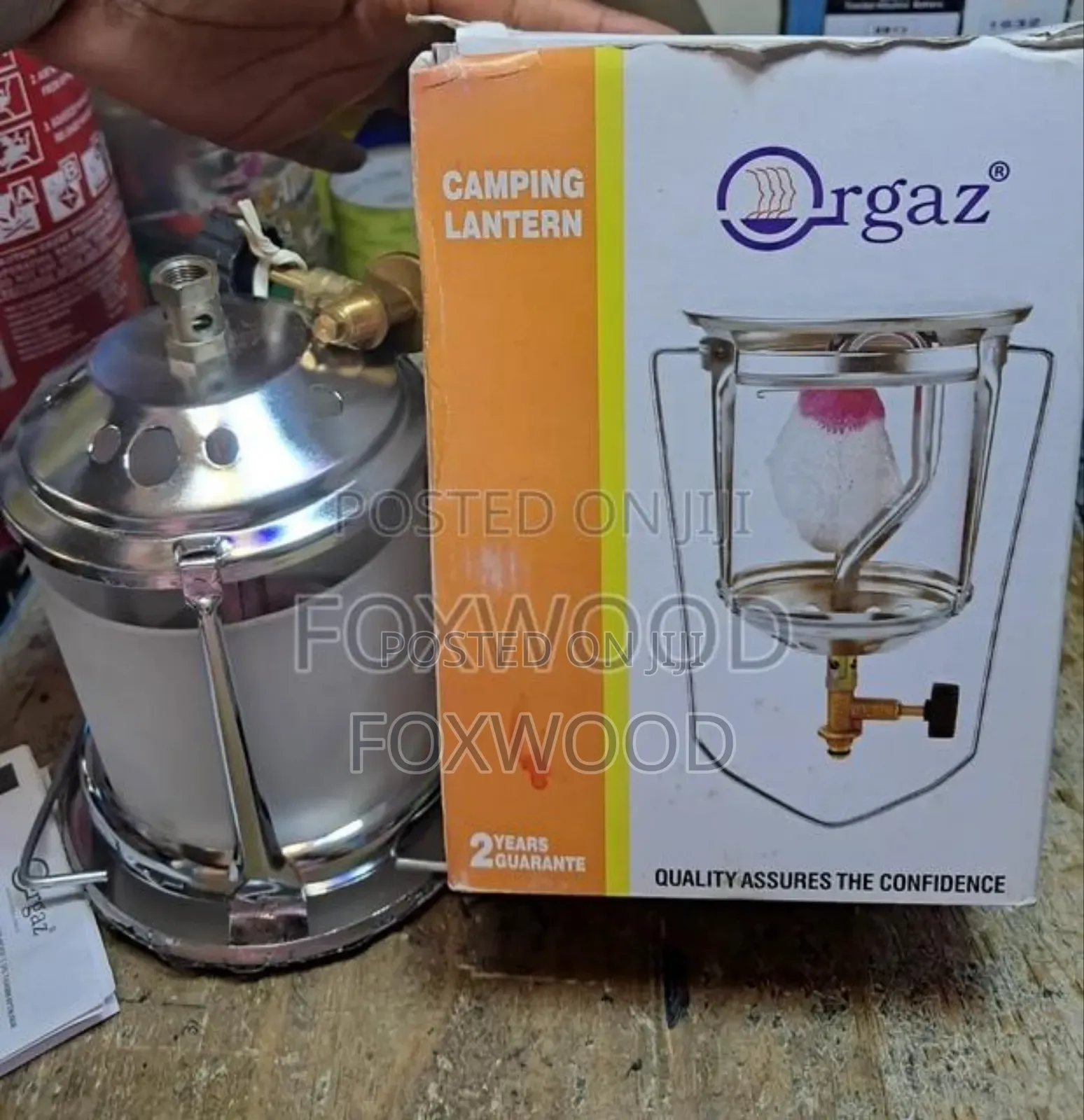 Orgaz Camping Gas Lantern + 12 Free Mantles