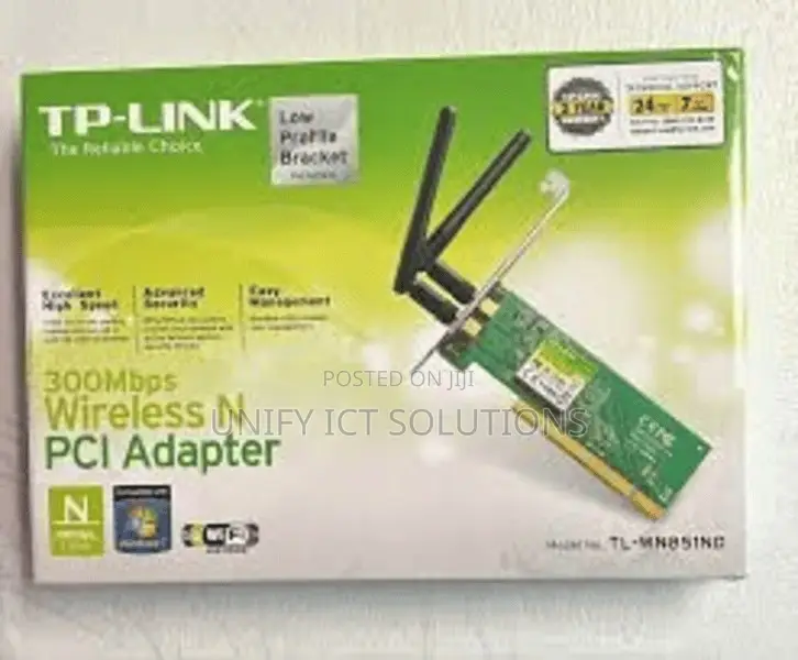Tp-Link 300mbps Wireless N PCI Adapter - TL-WN851ND