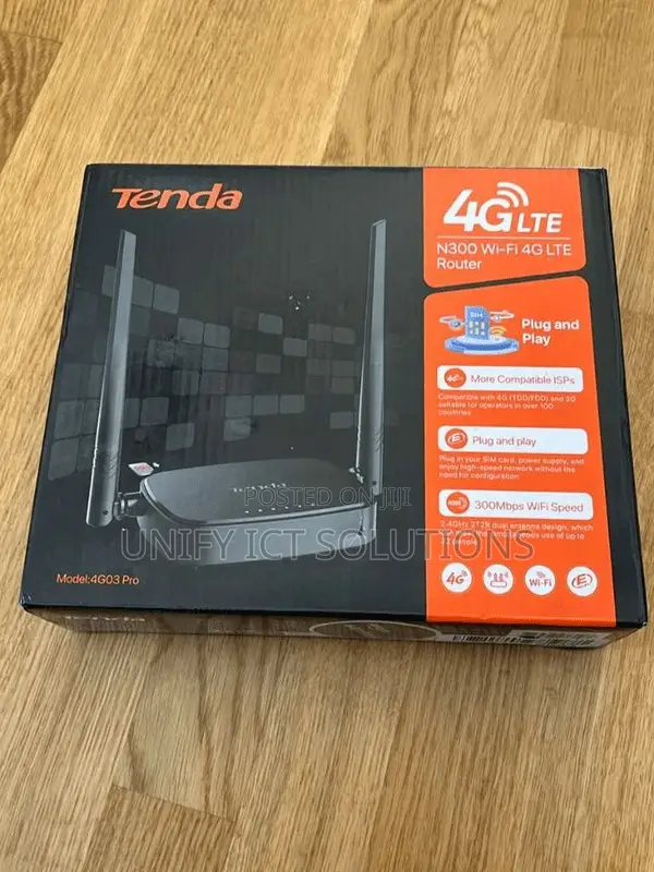 Tenda 4G03 Pro N300 Wi-Fi 4G LTE Router