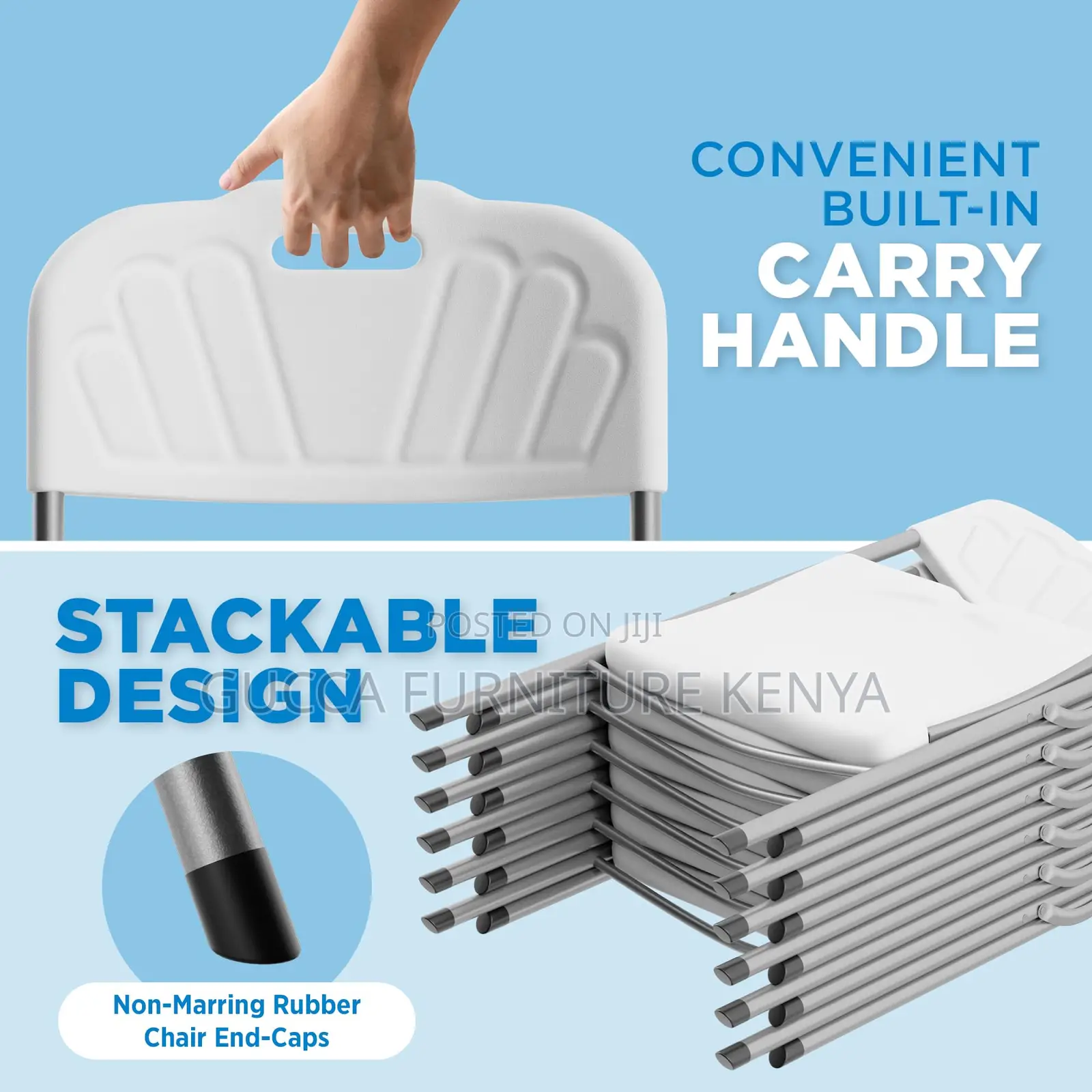 Office Chairs: Wedding Comfy Ergonomic Plastic Folding Chair