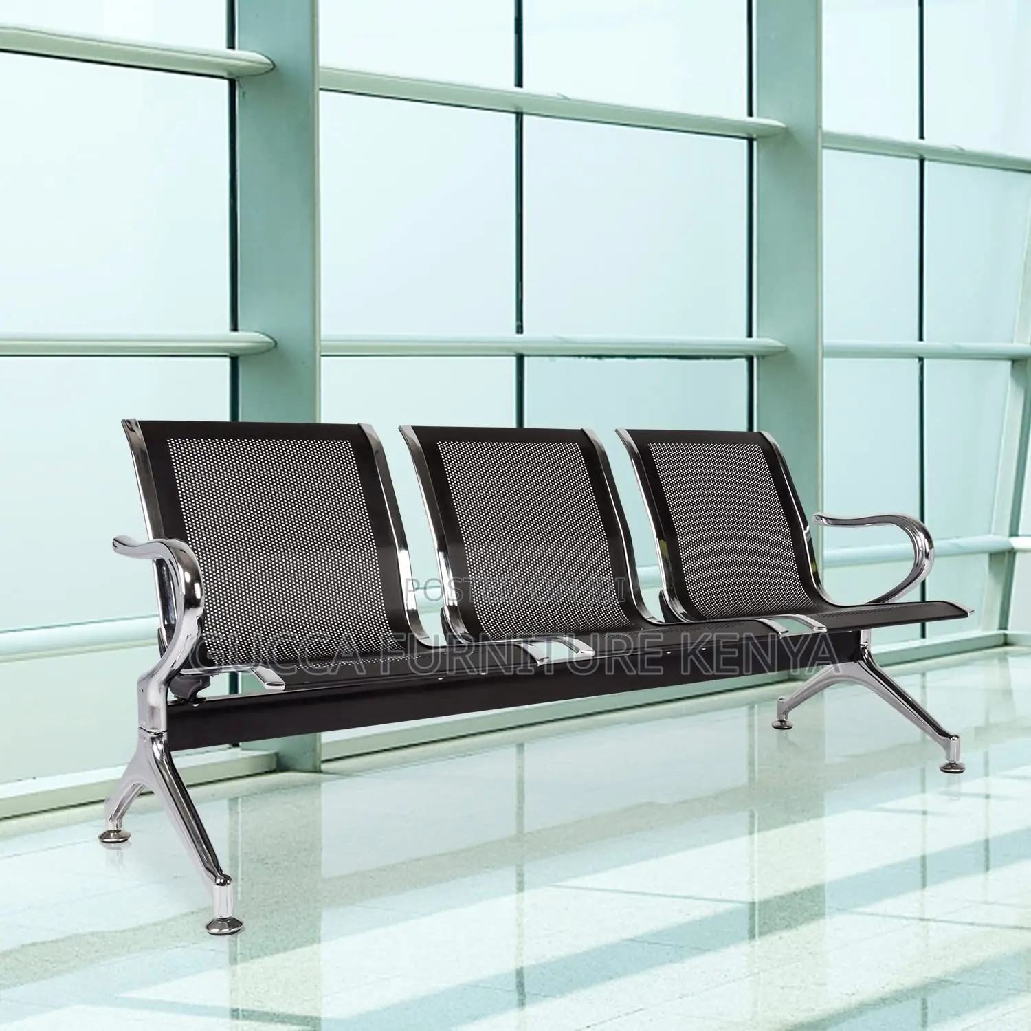 Benches:3-Way Hall Room Conference Waiting Office Bench