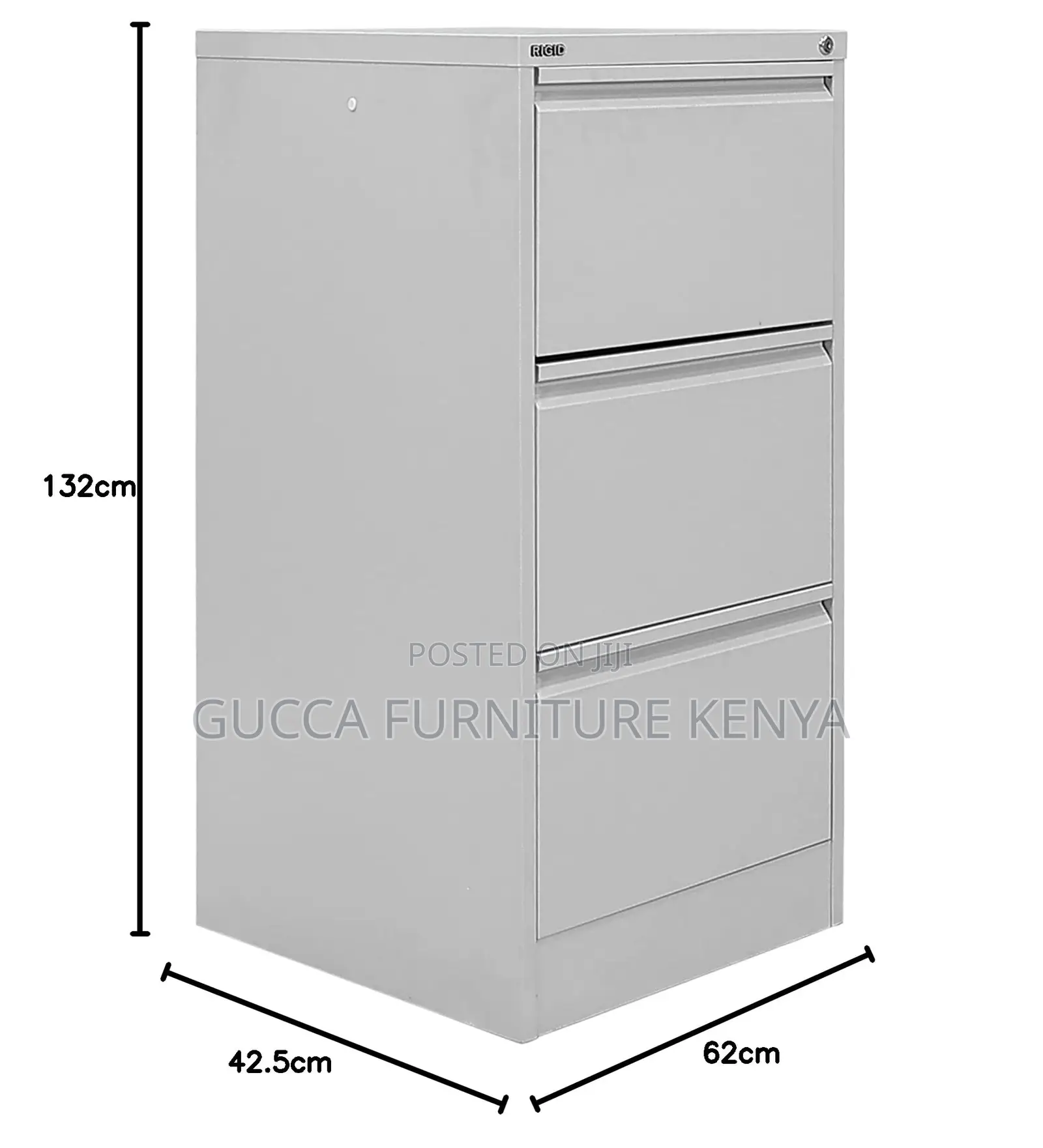Cabinets: Metallic Portable Storage Cabinet With 3 Drawer