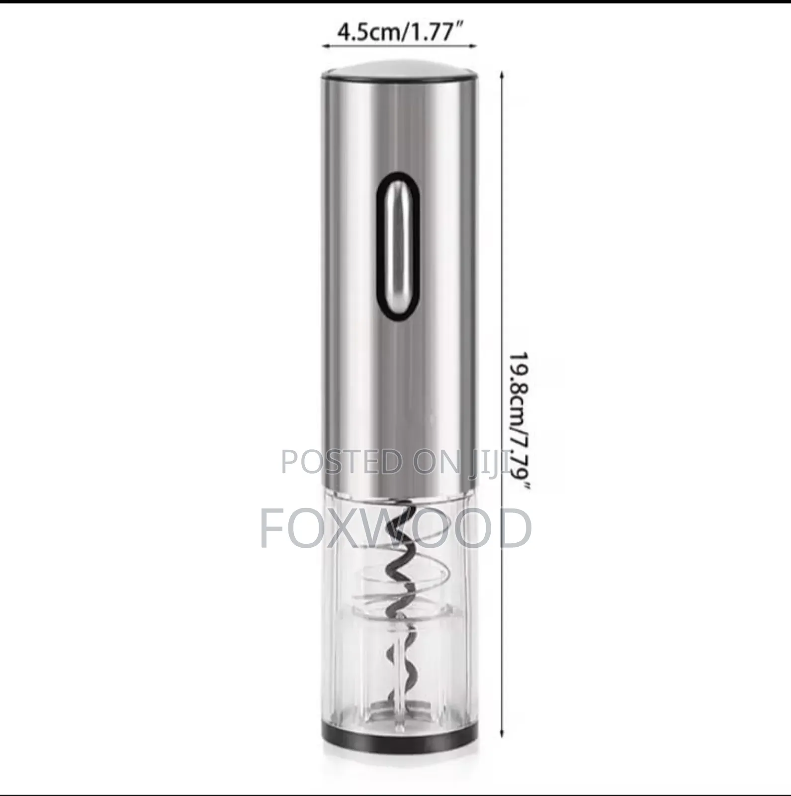 *Electric Wine Bottle Opener With Foil Cutter