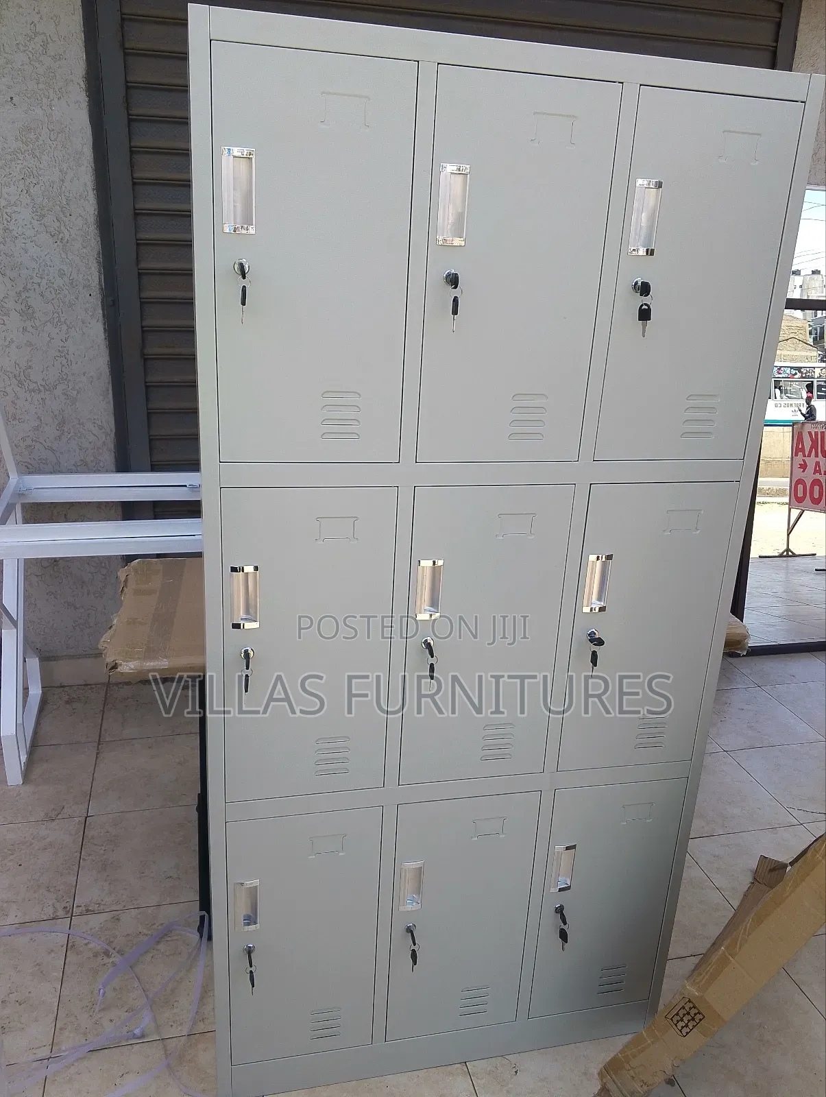 Eunique 9 Doors Office Cabinet