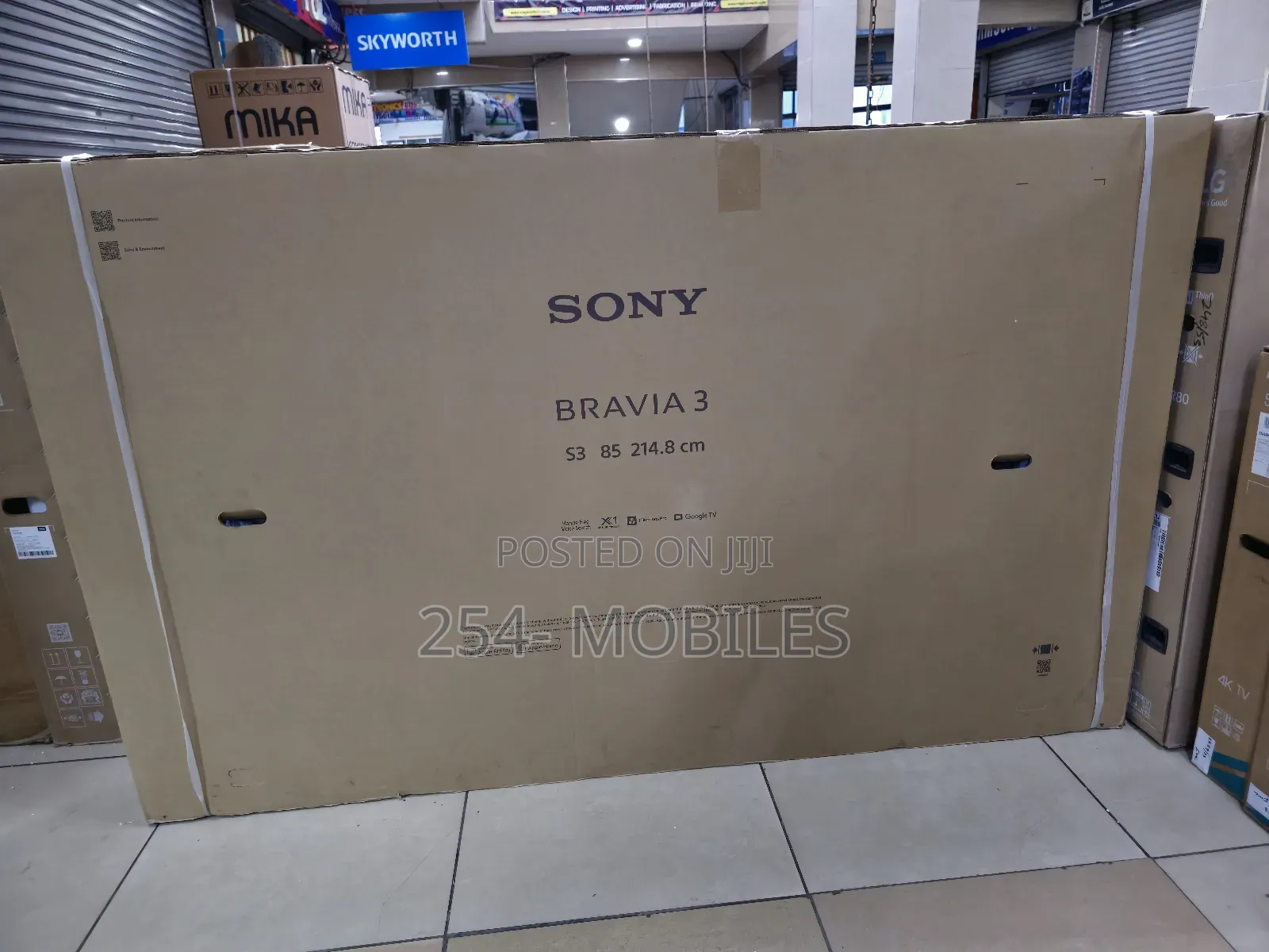 Sony 85S30 85 Inch Bravia 3 UHD Google TV
2024 Model