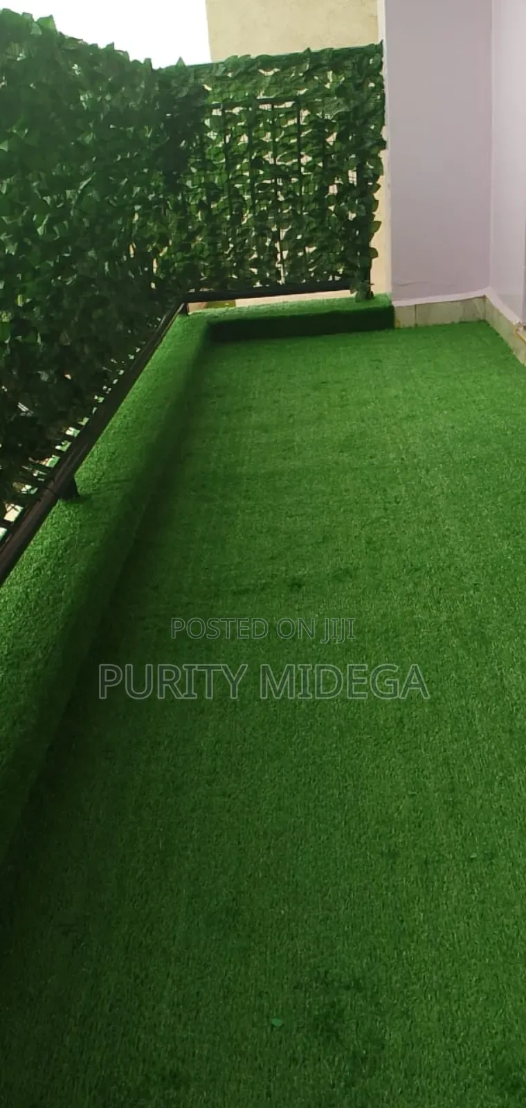 Beutiful Balcony Grass Carpet