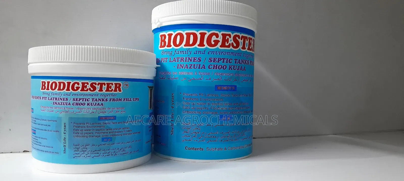 Septic Bio-Digester ( Biodigester ) 500g and 1kg