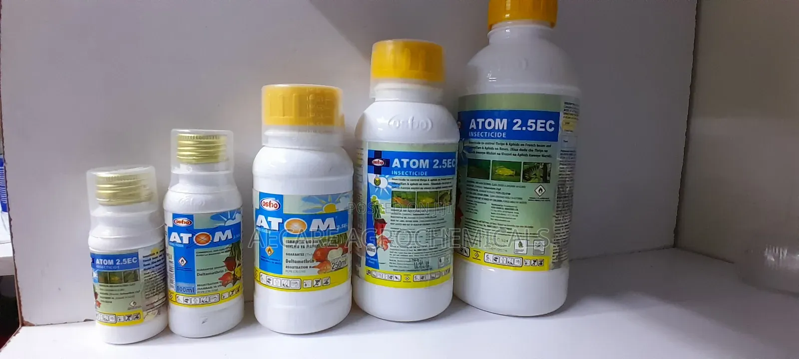Atom 2.5 Ec Insecticide 50ml, 100ml, 250ml, 500ml And 1litre