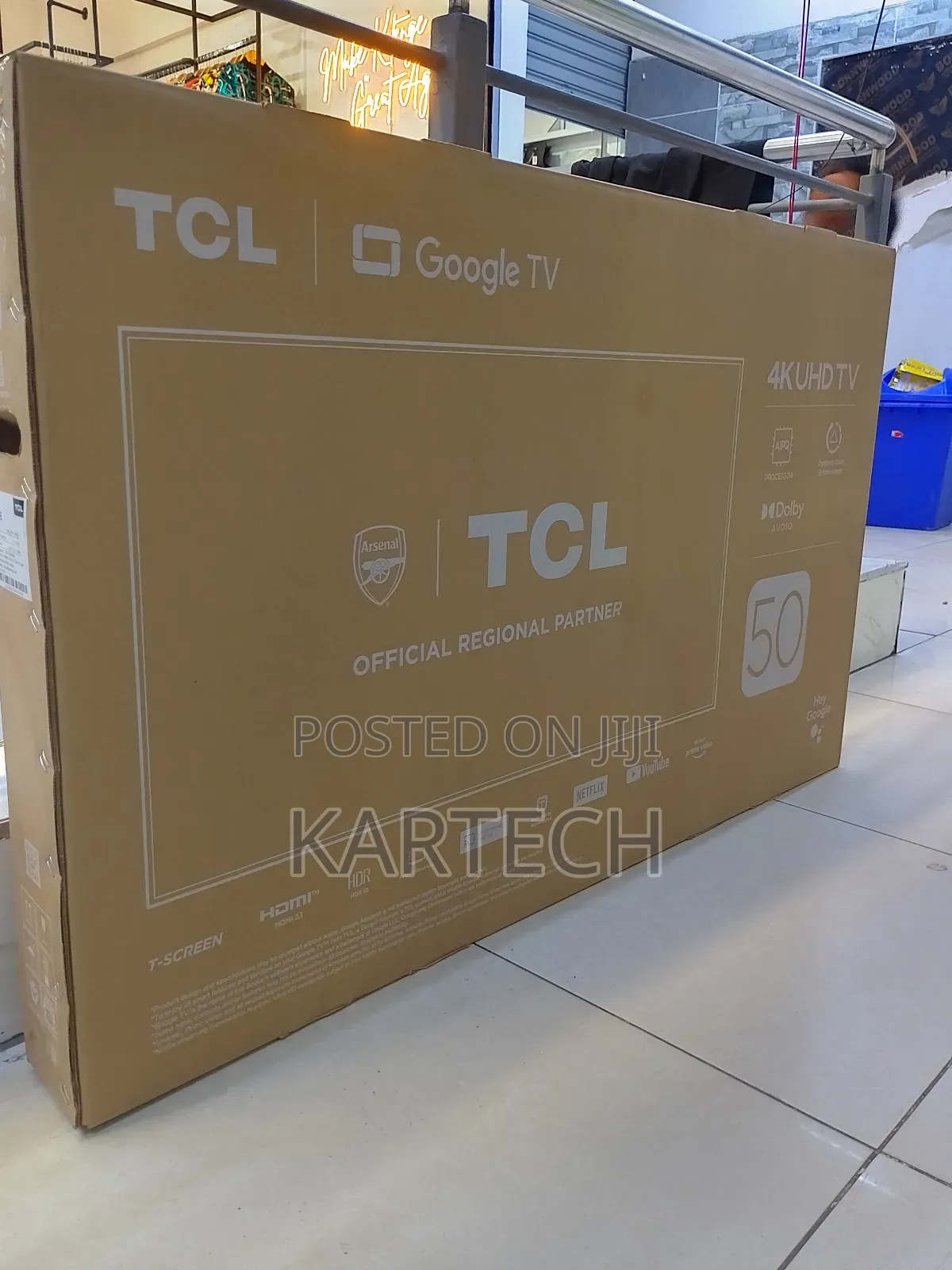 TCL 50 Inches Uhd Led 50p635 Smart Android Google Tv