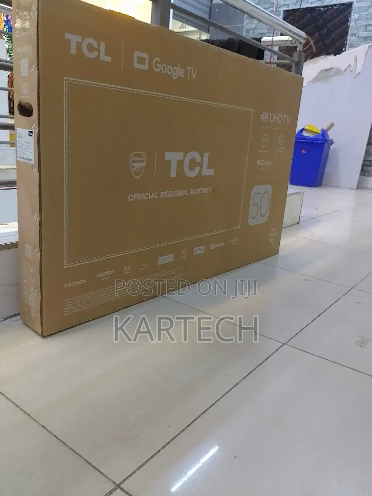 TCL 50 Inches Uhd Led 50p635 Smart Android Google Tv