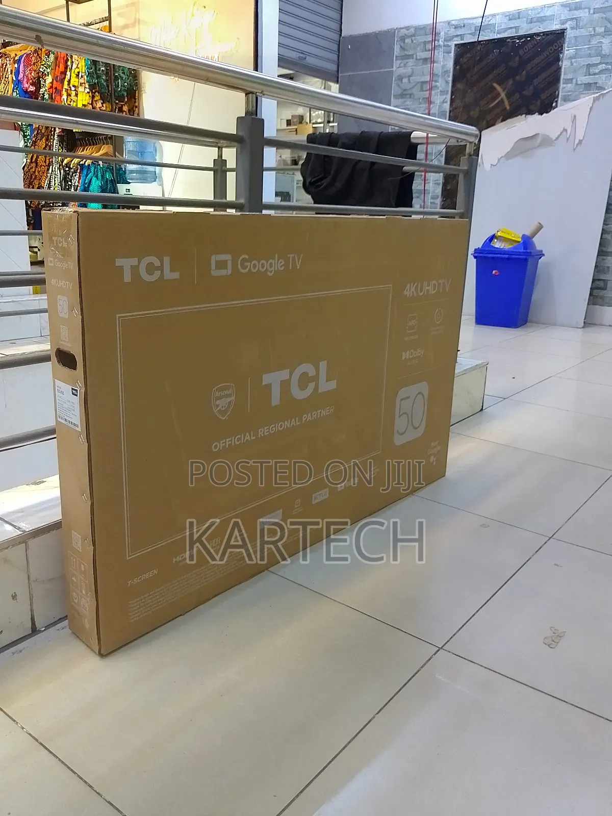 TCL 50 Inch Uhd HDR Led 50p635 Smart Google Tv