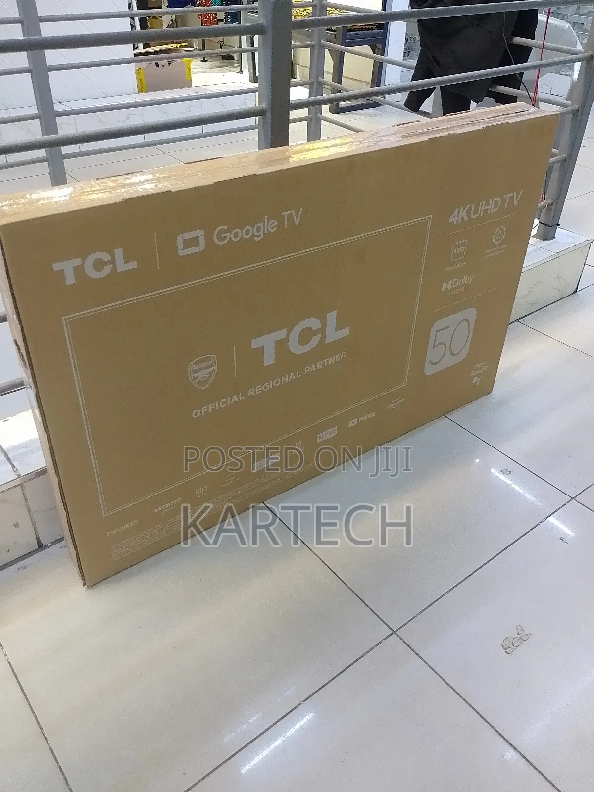 TCL 50 Inch HDR Led Uhd P635 Frameless Google Tv