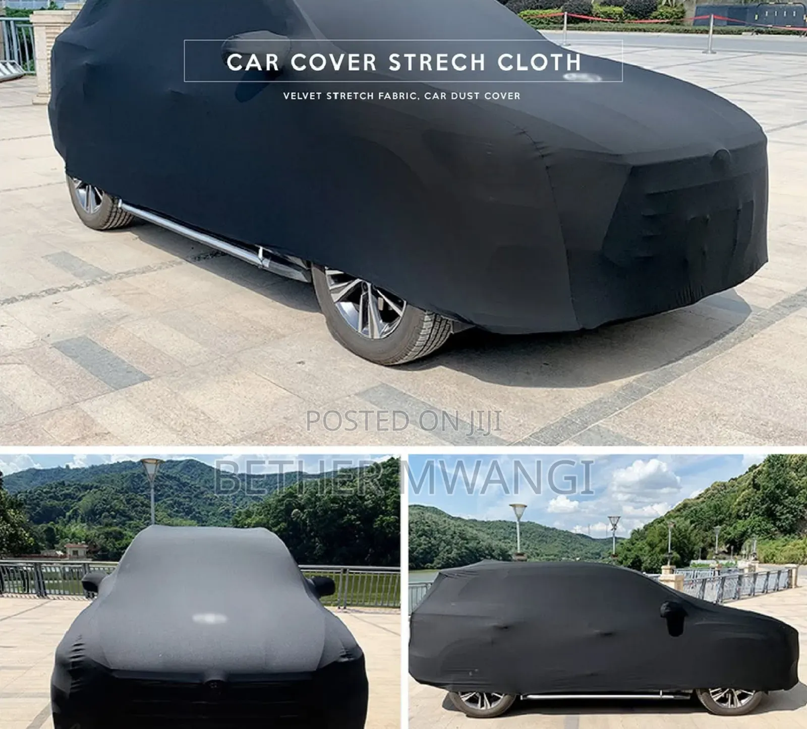 Velvet Stretch Car Cover in Kenya